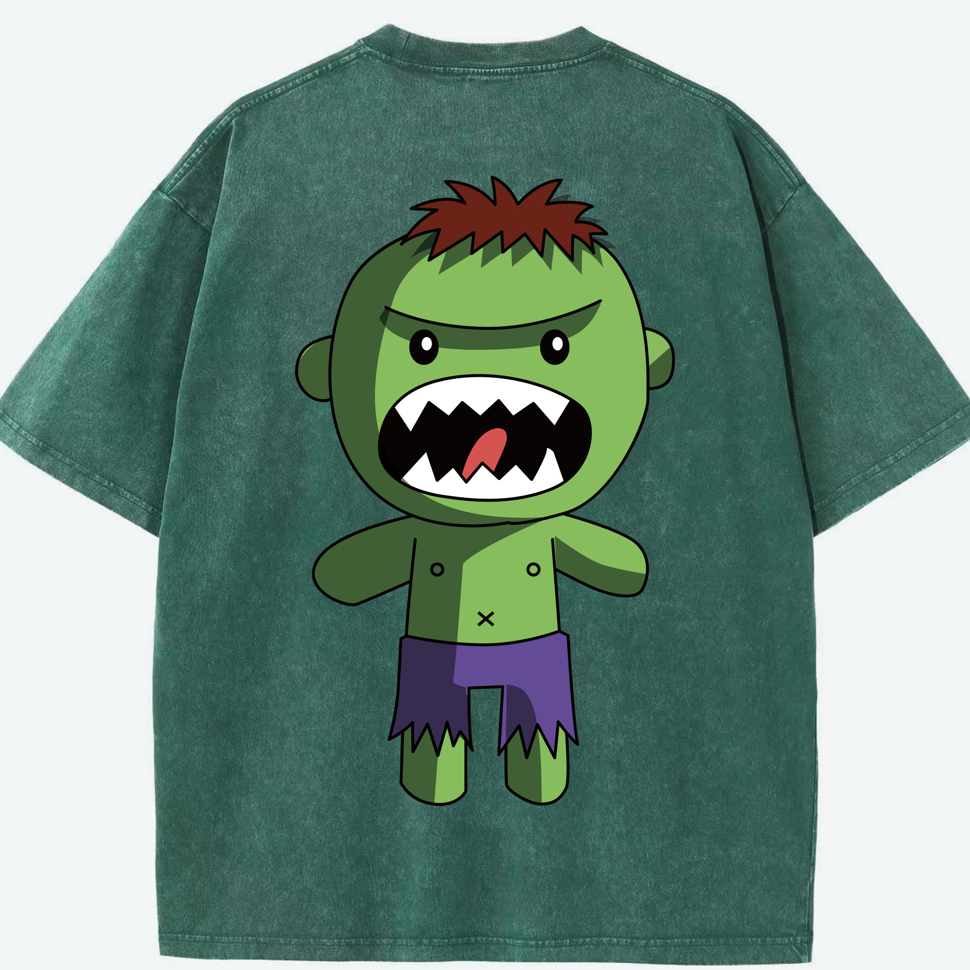 （画像用） アベンジャーズ The Avengers 綿100% ヴィンテージ風 半袖Tシャツ（背面プリント）
